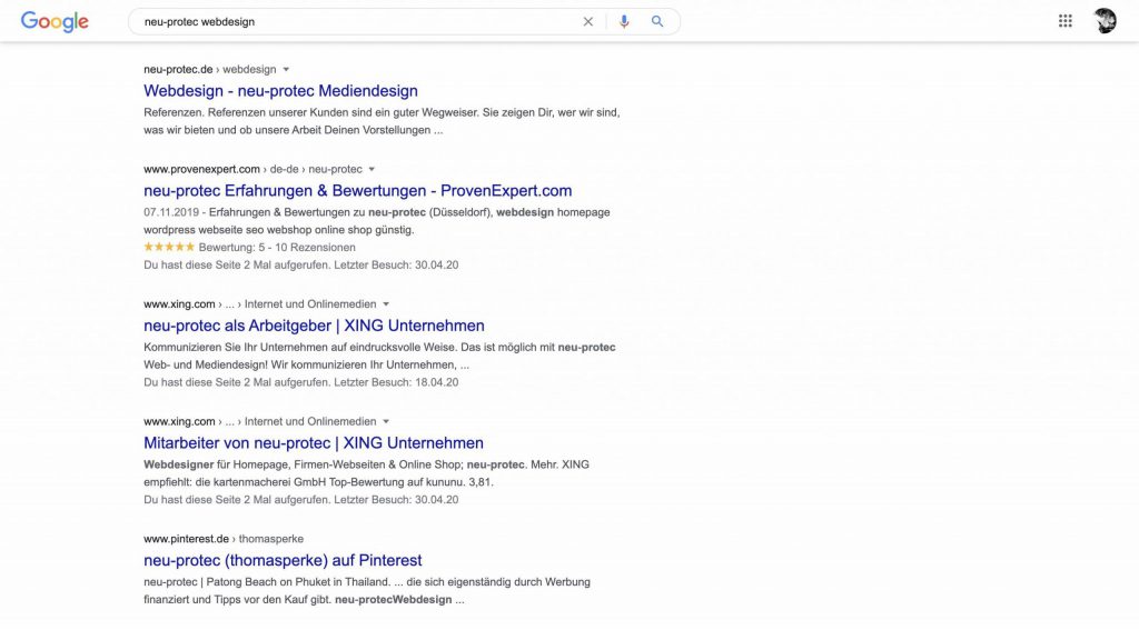 google Suchergebnis scaled