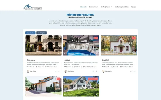 Immobilien Portal Demo